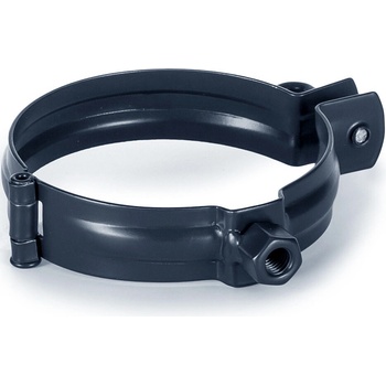 Evromat Objímka M10 pre odkvapový zvod 100 mm pozink lak RAL 7016 antracit