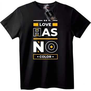 NOONEBRAND Тениска Любовта Няма Цвят - 2XL, Black