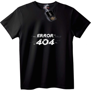 NOONEBRAND Тениска Грешка 404 - 2XL, Black
