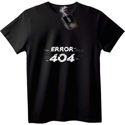 NOONEBRAND Тениска Грешка 404 - 2XL, Black