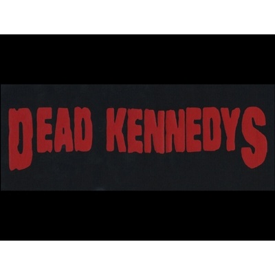 Zádovka DEAD KENNEDYS red nápis