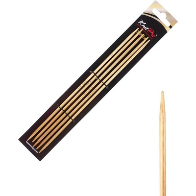 Drevené ponožkové ihlice Knitpro Basix Birch 20 cm 3 mm