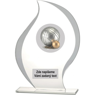 VIZINGR Pétanque sklo S14-L417 S14-L417/17,5 cm