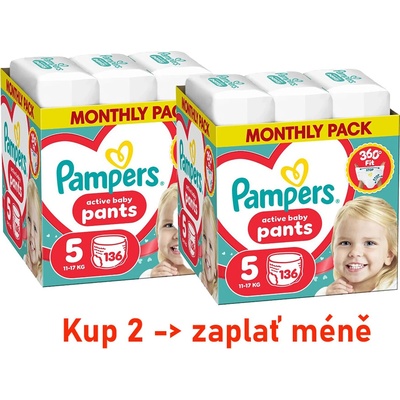 Pampers Pants 5 136 ks