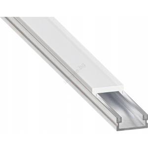 SmartLED Вграден профил за led ленти 1 м сребрист/бял (sd0108)