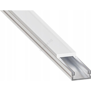SmartLED Вграден профил за led ленти 1 м сребрист/бял (sd0108)