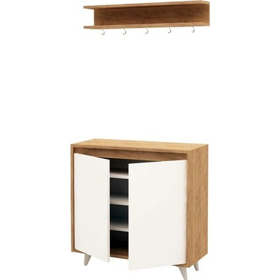 Sconto Predsieňová zostava OBSOYO biela/dub