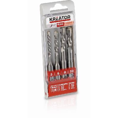Sada vrtáků Kreator KRT012601 SDS Plus 4ks, 110mm