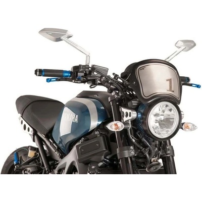 Plexi štít PUIG FRONTAL PLATE 9168C karbonový vzhled
