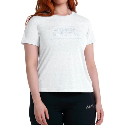 Тениска John smith Lupia short sleeve T-shirt - White (White)