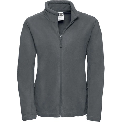 Russel Women's fleece with long zipper non-pilling fleece šedá