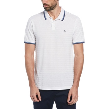 Image 1 of Original Penguin Блуза с яка Original Penguin Men's Cotton Solid Short Sleeve Polo Shirt - Bright White