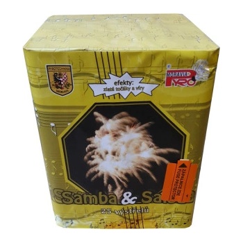 PyroMoravia Ohňostroj Samba & Salsa baterie 25 ran PM2331-O