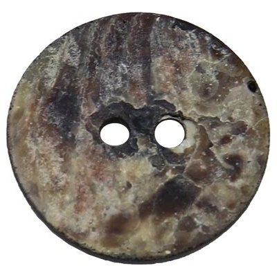 Pro Háčkování Kulatý knoflík Ø 18 mm perleťový černý