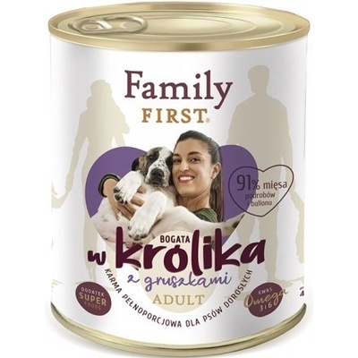 Family First Adult Rabbit with pear 800 g