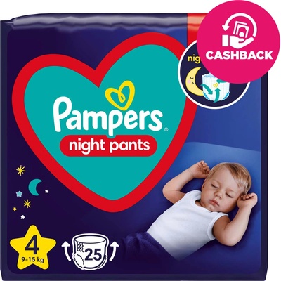 Pampers Night Pants 4 25 ks