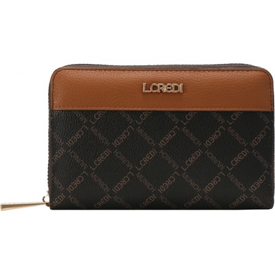 L.CREDI Filiberta Wallet M Brown