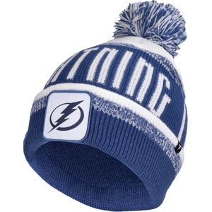 FANATICS Tampa bay lightning thrive cuffed pom beanie синьо, бяло uni (04cs-716c-2gk-xan)