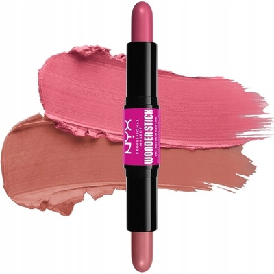 NYX Professional Makeup tvářenka Wonder Stick Cream Blush 01 Light Peach N Baby Pink 8 g – Zboží Dáma