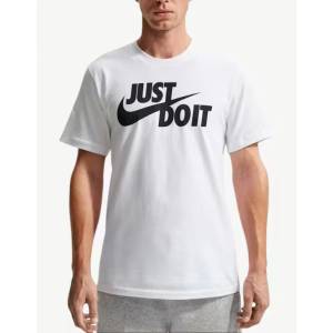 Nike Just Do It Tee White / Black - magazinko
