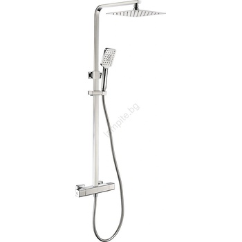 Bath Deluxe Душ комплект naesby с термостатен смесител, лъскав хром (bt0082)