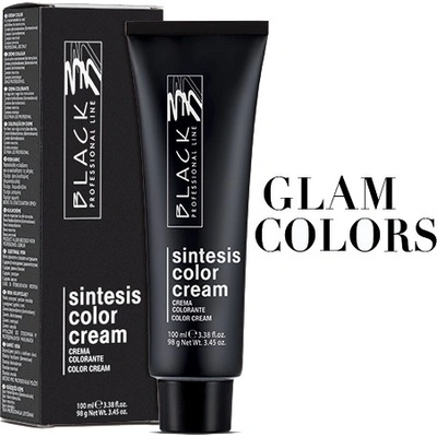 Black Sintesis Glam Color Creme barva na vlasy GL-C11 šedý Milán 100 ml