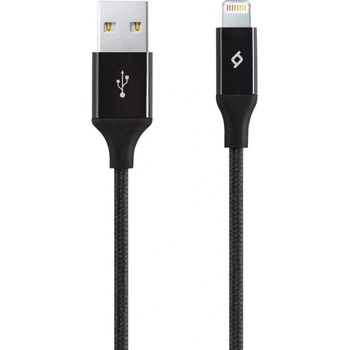 Ttec Кабел ttec - AlumiCable, USB-A/Lightning, 1.2m, черен (8694470643557)