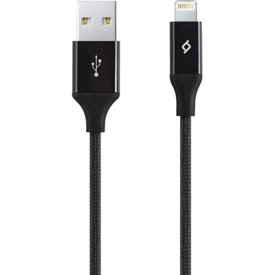 Ttec Кабел ttec - AlumiCable, USB-A/Lightning, 1.2m, черен (8694470643557)