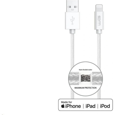Winner Group 4235 Datový, USB-A_Lightning MFI, 2,4 A, 100cm, bílý