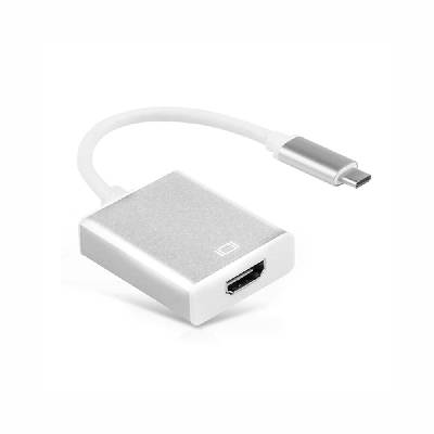 Преходник, DLFI, USB Type-C към HDMI, Бял - 18298 (18298)