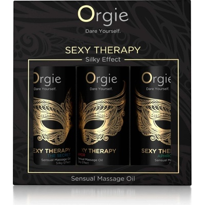 Orgie Sexy Therapy smyslná masážní olejová sada 3 x 30 ml
