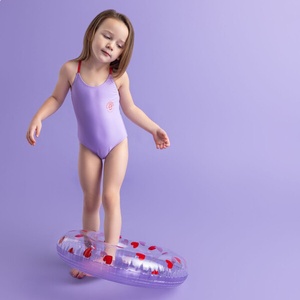 Swim Essentials Swim Essentials: Цял детски бански със слънцезащитен фактор UPF50+ - "Purple Red (SWE-2023SE1355)