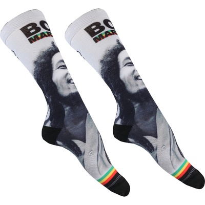 Perri´s socks чорапи bob marley - king of raggae dye sub - БЯЛО - perri´s socks - boc303-100