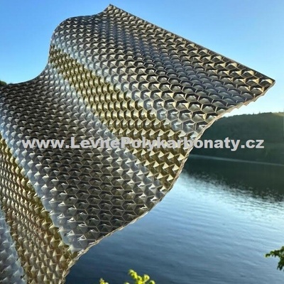 Gutta Wabe Vlnitý polykarbonát 2,8 mm 1,045 m x 3,5 m 3,68 m² bronz 1 ks