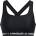 Under Armour Women's Crossback Medium Impact Sports Bra - Black/White