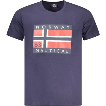 Norway 1963 Мъжка тениска с къс ръкав norway 1963, Размер l, Цвят Синьо (846012_blblu)