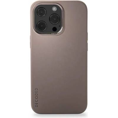 Decoded Silicone Case - силиконов (TPU) калъф за iPhone 13 Pro Max (кафяв)