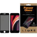 Panzer iPhone SE 2 PANZERGLASS EDGE-TO-EDGE ANTIBACTERIAL PRIVACY протектор за екран стъкло, антибактериален, антиотблясъци, черен P2679 (P2679)