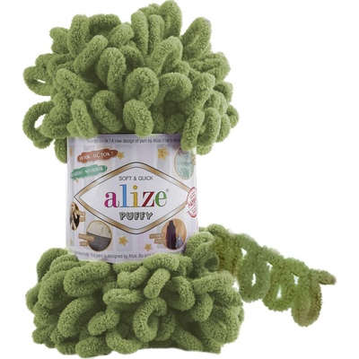 Alize příze Puffy 485 eukalyptus