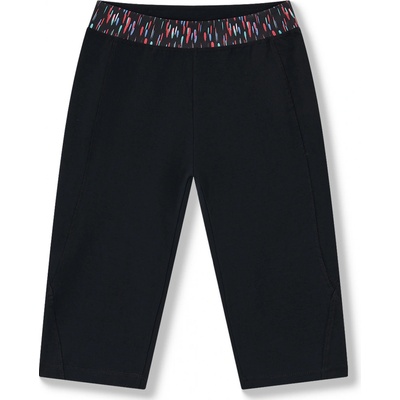 Wolf Dámské 3/4 legíny H2541 černá / pírka