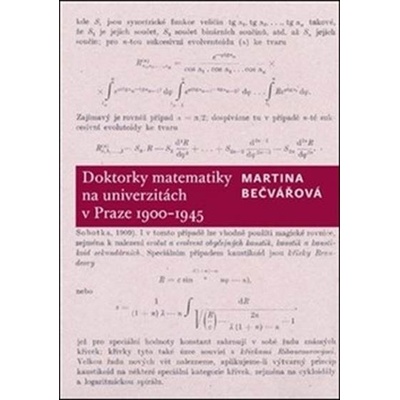 Doktorky matematiky na univerzitách v Praze 19001945