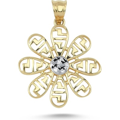 Lillian Vassago Zlatý přívěsek Květina LLV46 GP083