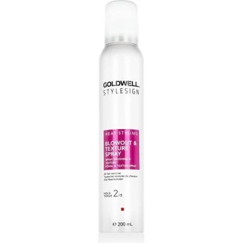 Goldwell Style Sign Heat Styling Blowout & Texture Spray фиксиращ лак за коса за повече обем 200 ml за жени