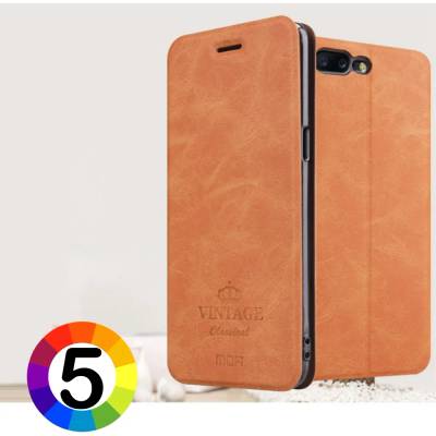 OnePlus 5 Mofi Кожен Калъф и Протектор