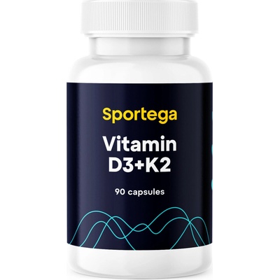 Sportega Vitamin D3+K2 90 kapslí