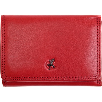 malá dámska kožená peňaženka Cosset 4509 Red Komodo Red