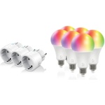 DELTACO Смарт комплект DELTACO SH-KIT03, 3 x мини контакти, 6 x LED крушки (DELT-SH-KIT03) - itmode