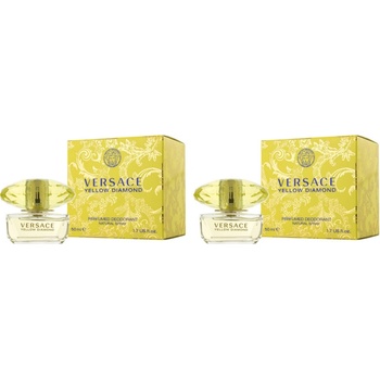 Versace Yellow Diamond deodorant sklo 2 x 50 ml