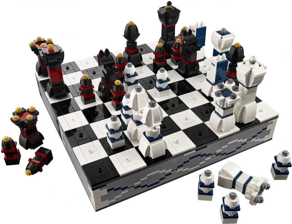 Lego 40174 Lego Iconic Chess LEGO Iconic Chess Set 40174 Checkers