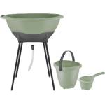 BabyJem Елегантен комплект за къпане от 3 части BabyJem - Soft Green (696)